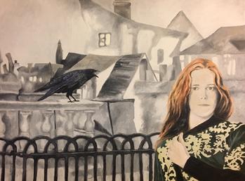 Carla on the rooftops of Paris, Raven